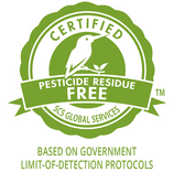 SCS Pesticide Residue Free Label